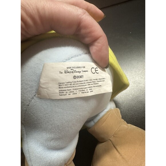 Disney Store Dopey Snow White Seven Dwarfs Soft Plush Doll 11" Stuffed Toy - Picture 5 of 5